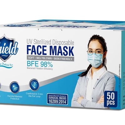FACE MASK BLUE PRINT