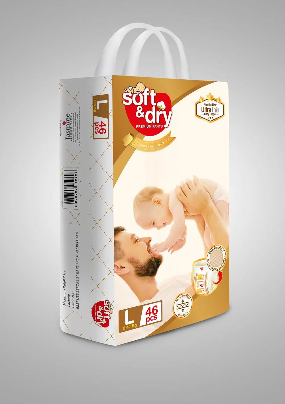 Soft and Dry Eco-Pack (L)